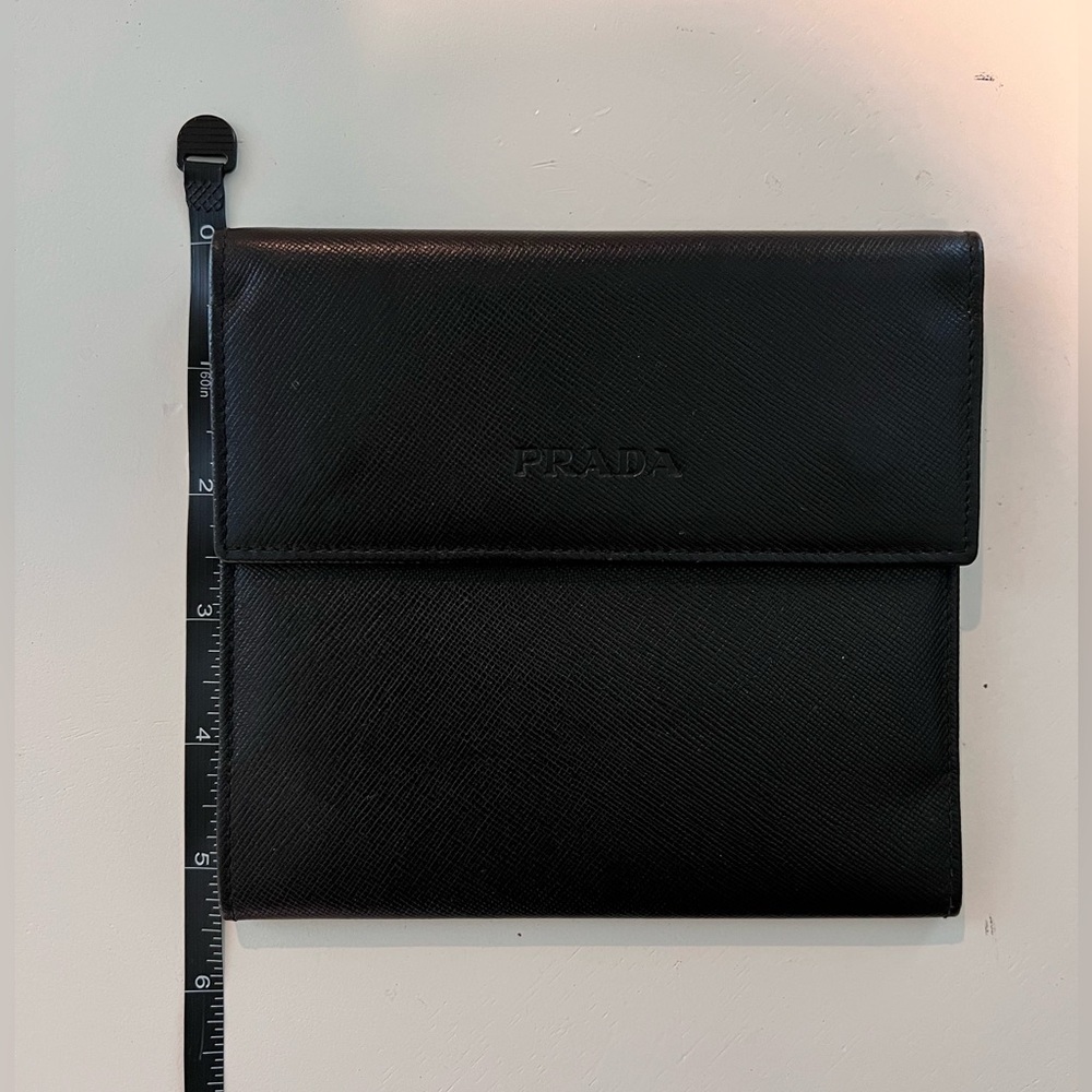 Prada Saffiano Leather Agenda / Passport Wallet - Picture 2 of 9
